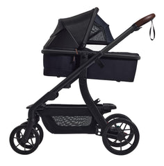 Momcozy carrycot attachment buckles—tool-free integration for secure stroller compatibility.
