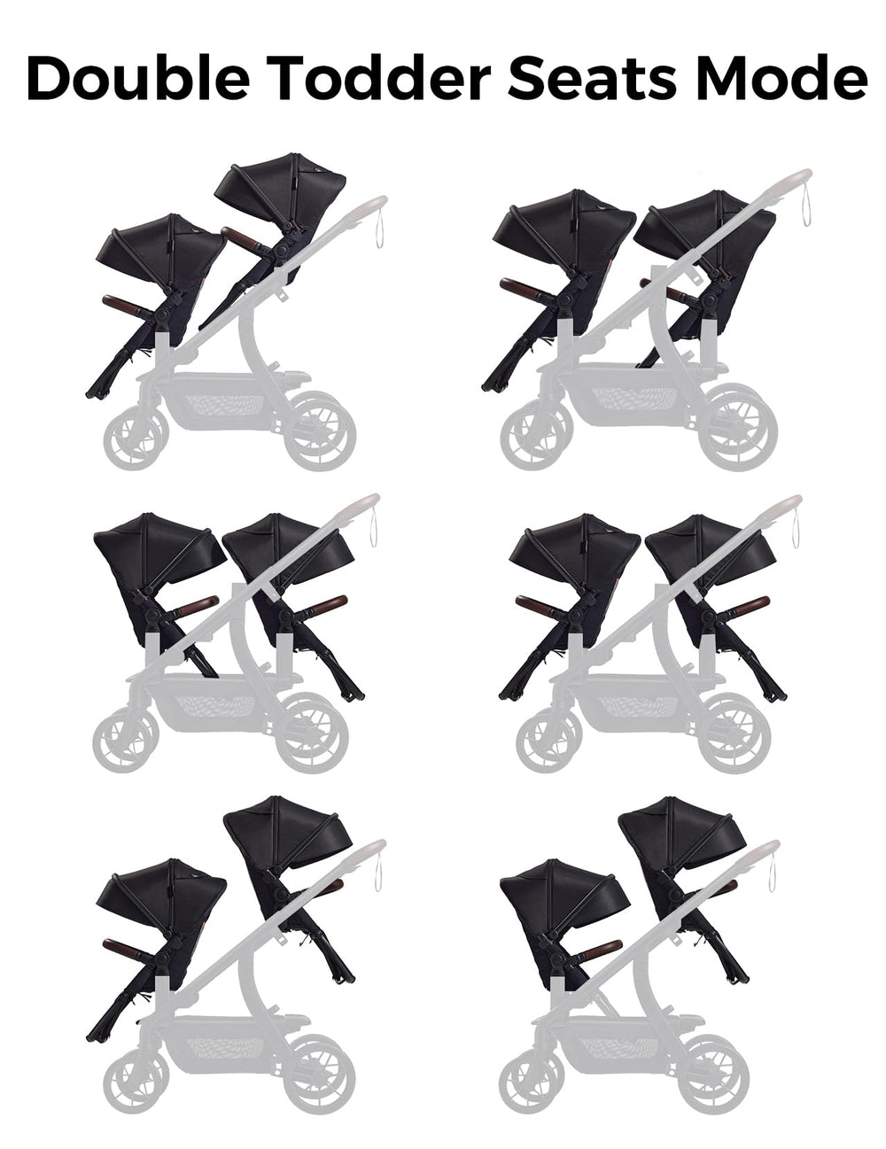 Momcozy ChangeGo second seat includes 5-point harness for secure seating