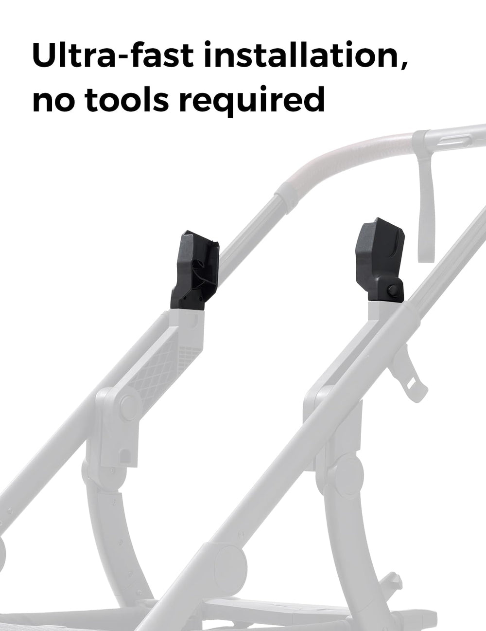 Momcozy ChangeGo adapter compatibility list showcases Maxi Cosi, Joie, Cybex, Nuna options.
