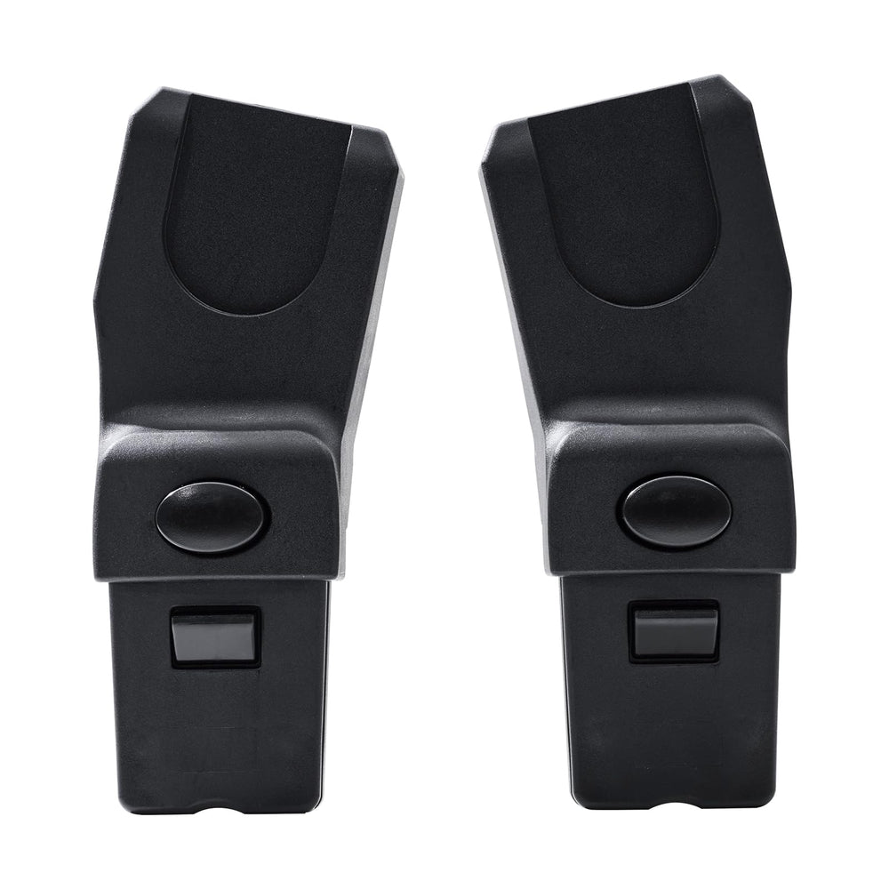Momcozy ChangeGo adapter packaging highlights broad compatibility for simple travel with infant car seats.