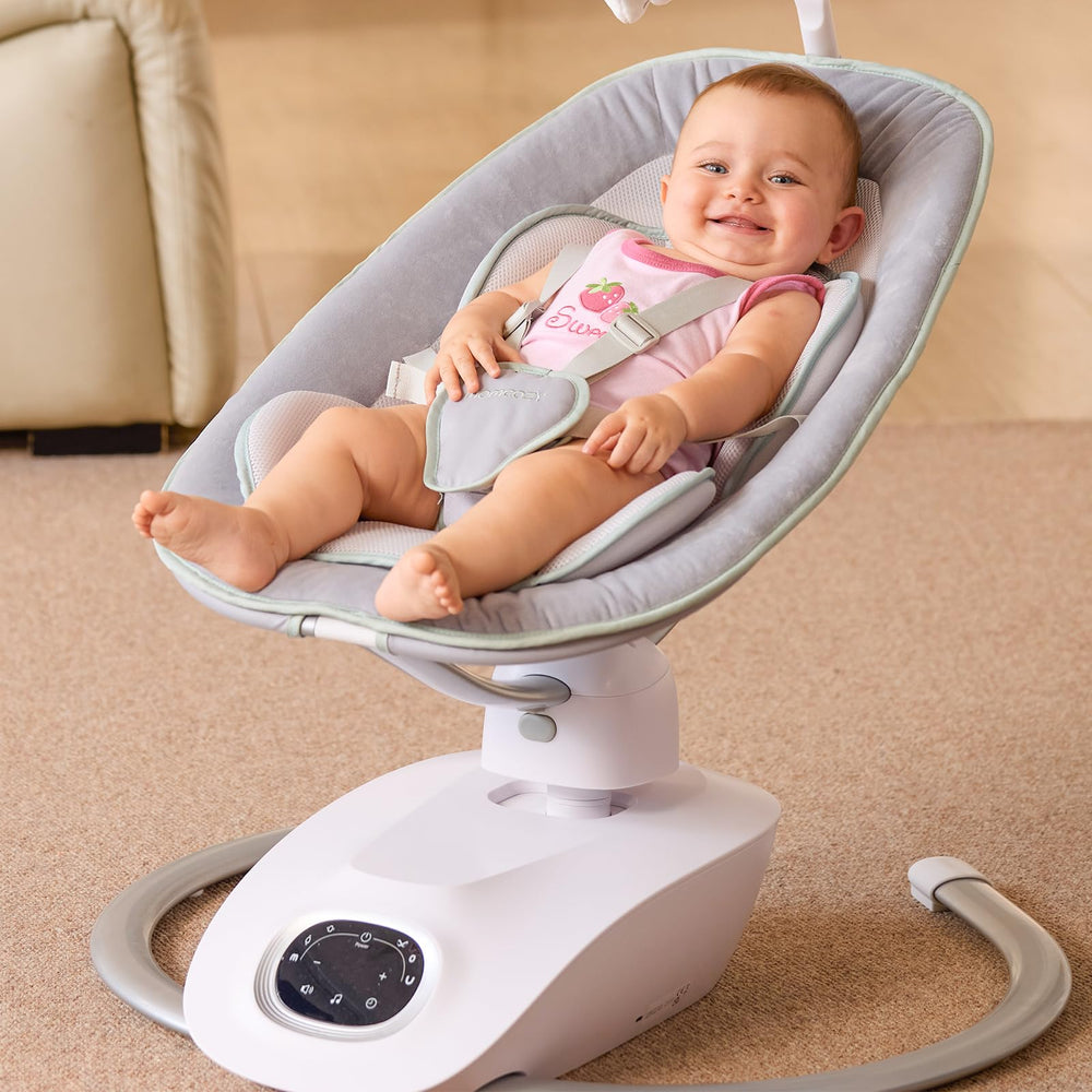 Momcozy CocoSway easy assembly cushion simplifies setup for cozy swings.
