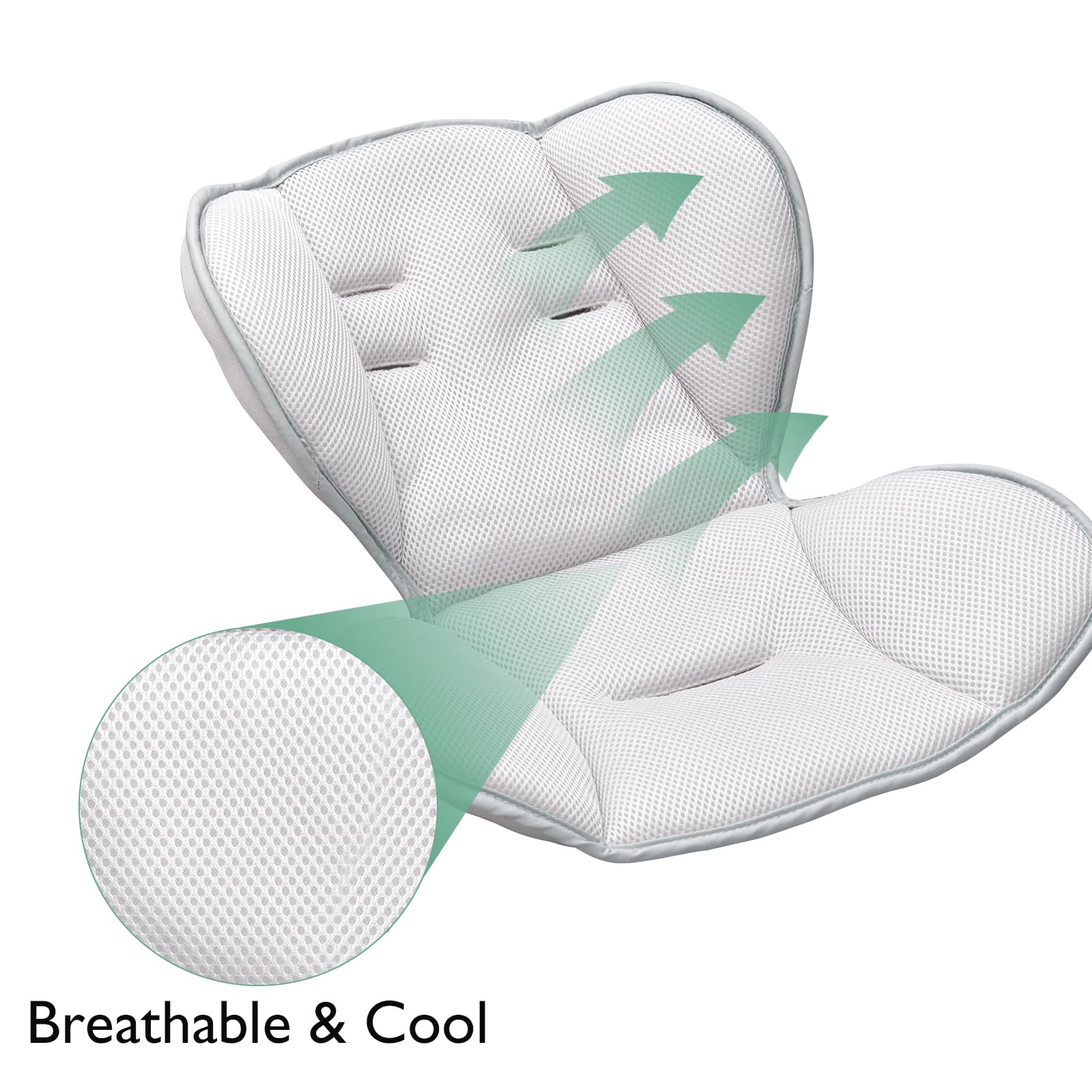 Momcozy CocoSway removable washable cover for easy cleanup after messes.