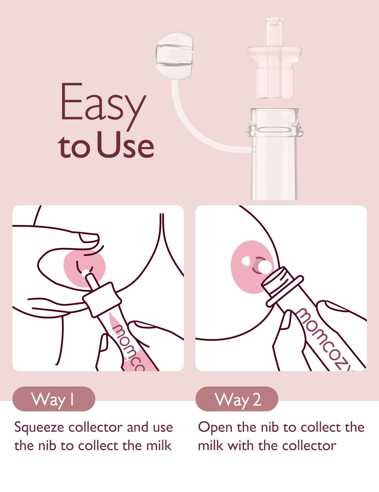 Momcozy cotton wipe prep for gentle breast cleaning