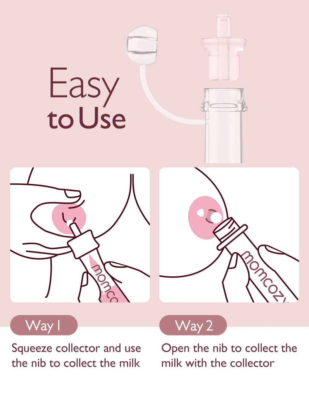 Momcozy cotton wipe prep for gentle breast cleaning