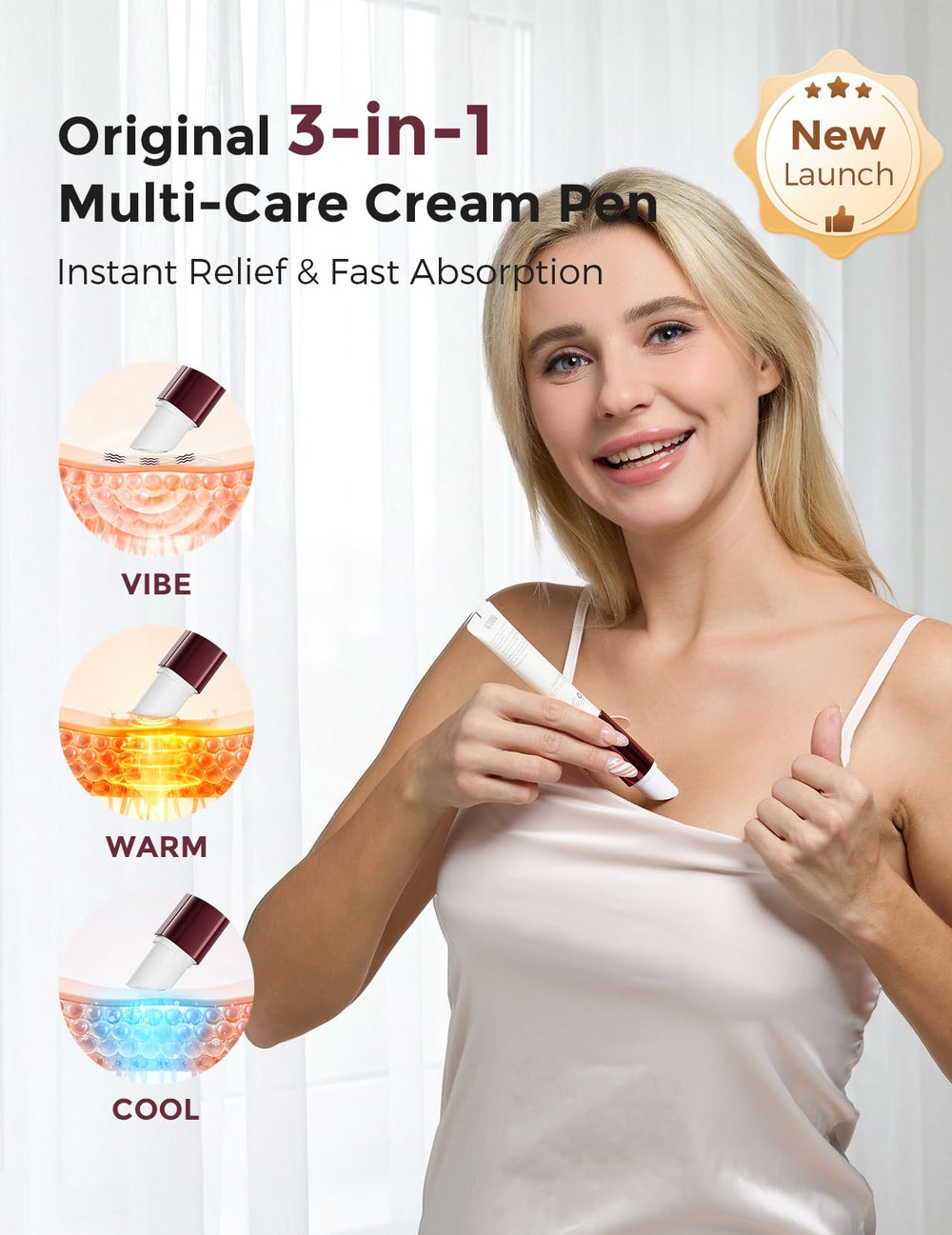 Momcozy ComfortNip cool surface provides fast-acting relief during breastfeeding