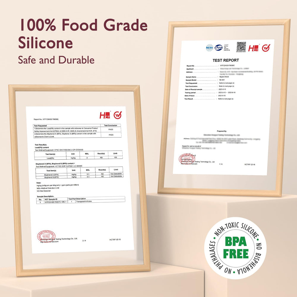 Momcozy pink carry case with shields, ready for travel