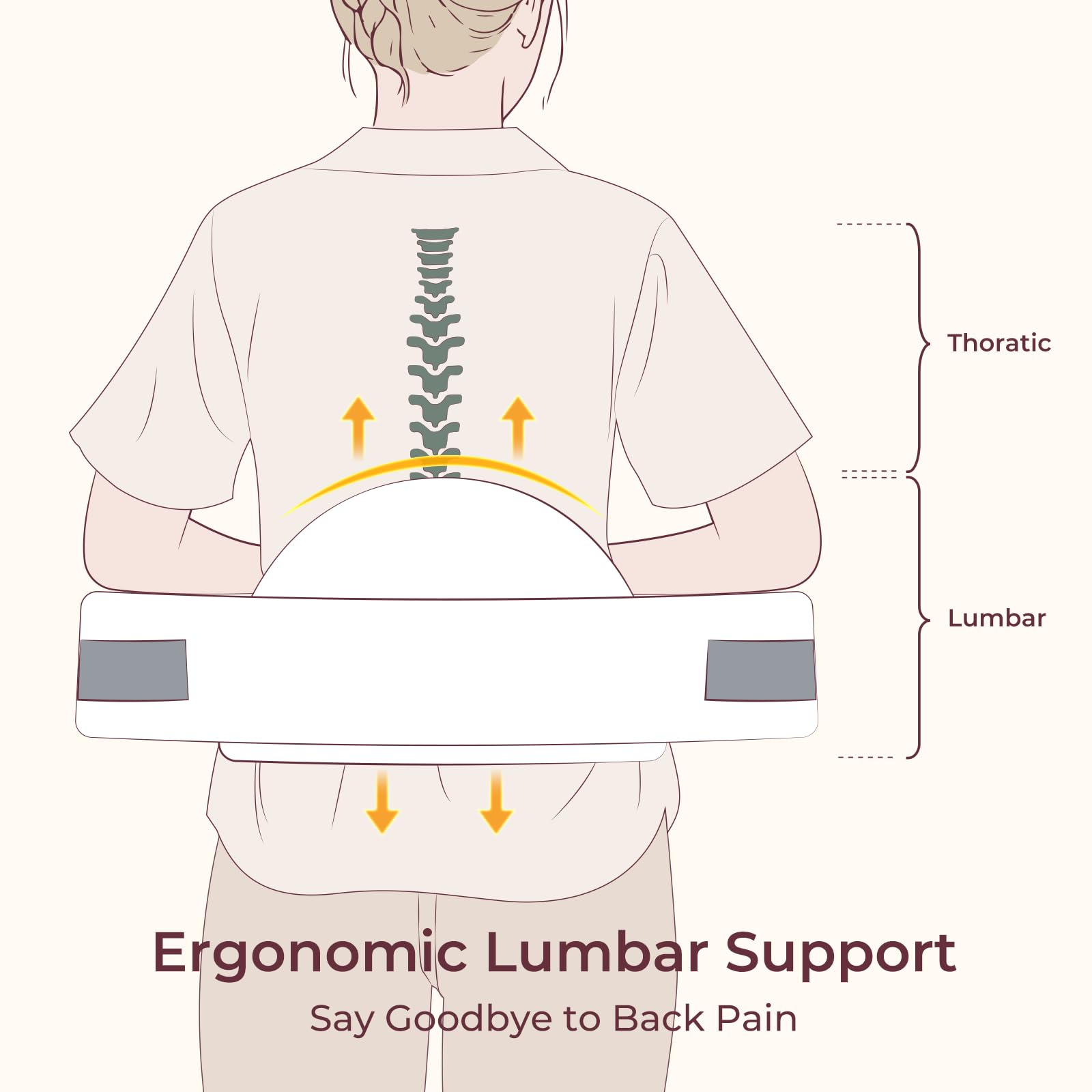 Momcozy CozyPro nursing pillow wider-cushion offers extra space for growing babies