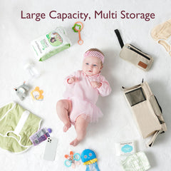 Momcozy detachable phone bag pocketing essentials while away from the stroller