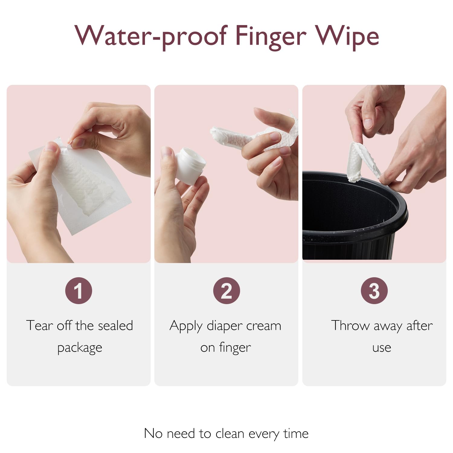 Momcozy diaper cream applicator enables controlled, soft coverage.