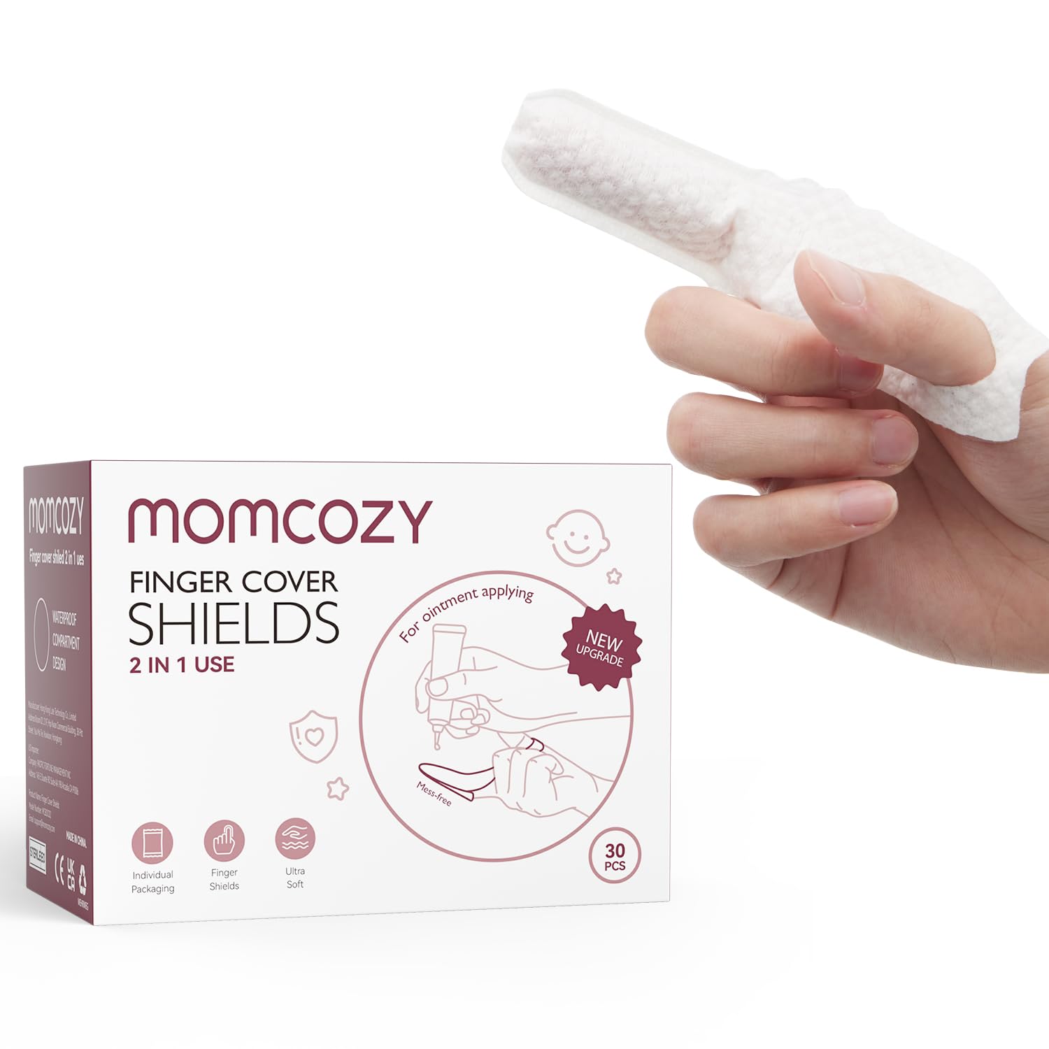 Momcozy diaper cream spatula for gentle, precise baby application.