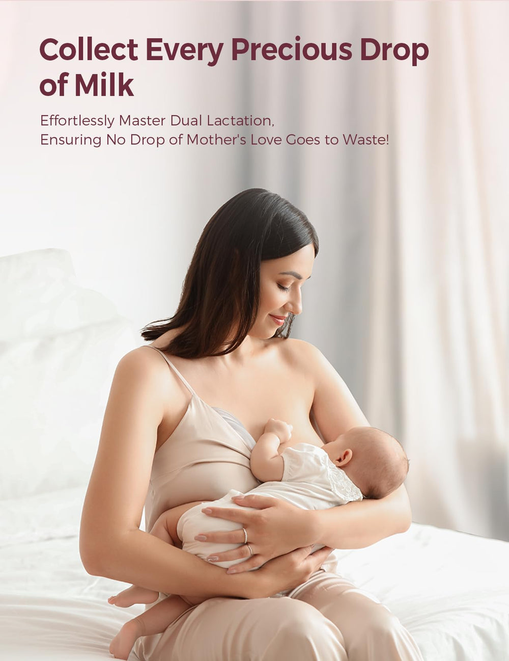 Momcozy dishwasher-safe milk collector ready for easy cleaning after meals.
