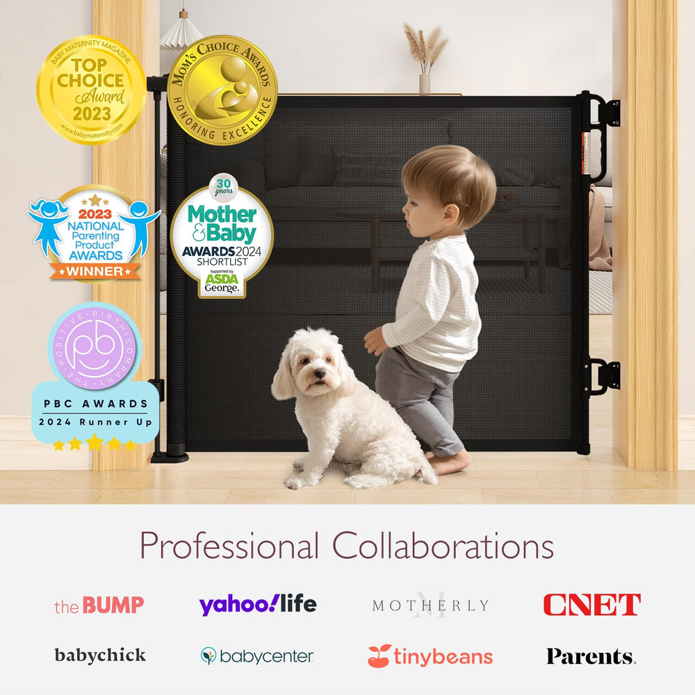 Momcozy double-lock top mechanism provides secure control over babies and pets.