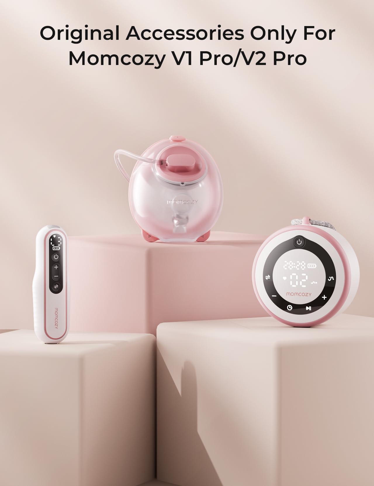 Momcozy double-sealed flange 24mm closeup for leak-free seal