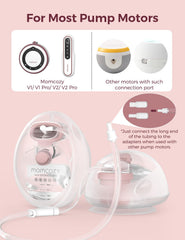 Momcozy DoubleFit flange for a snug, comfortable pumping experience