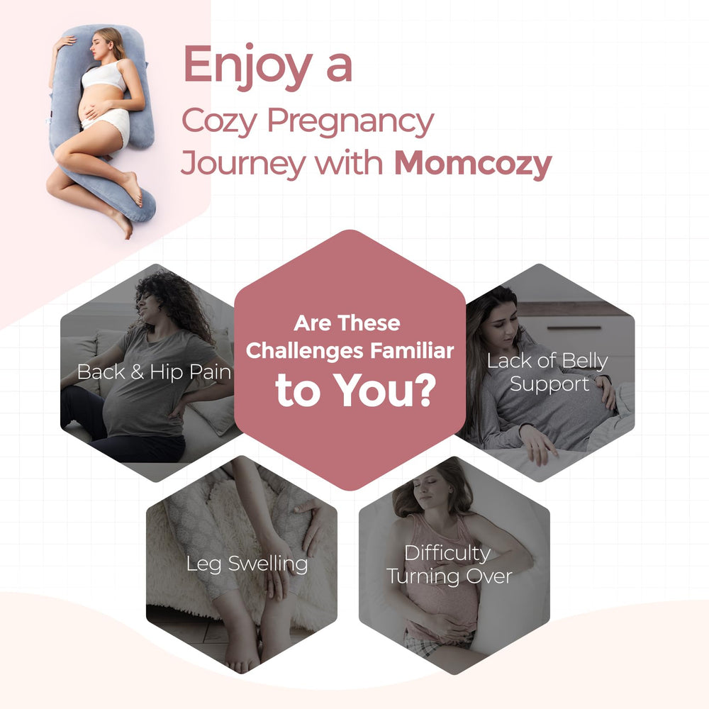 Momcozy Dreamlign U Pro bedroom setup highlights easy access at night.