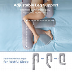 Momcozy Dreamlign U Pro pillow cooling cover helps you stay cool through the night.