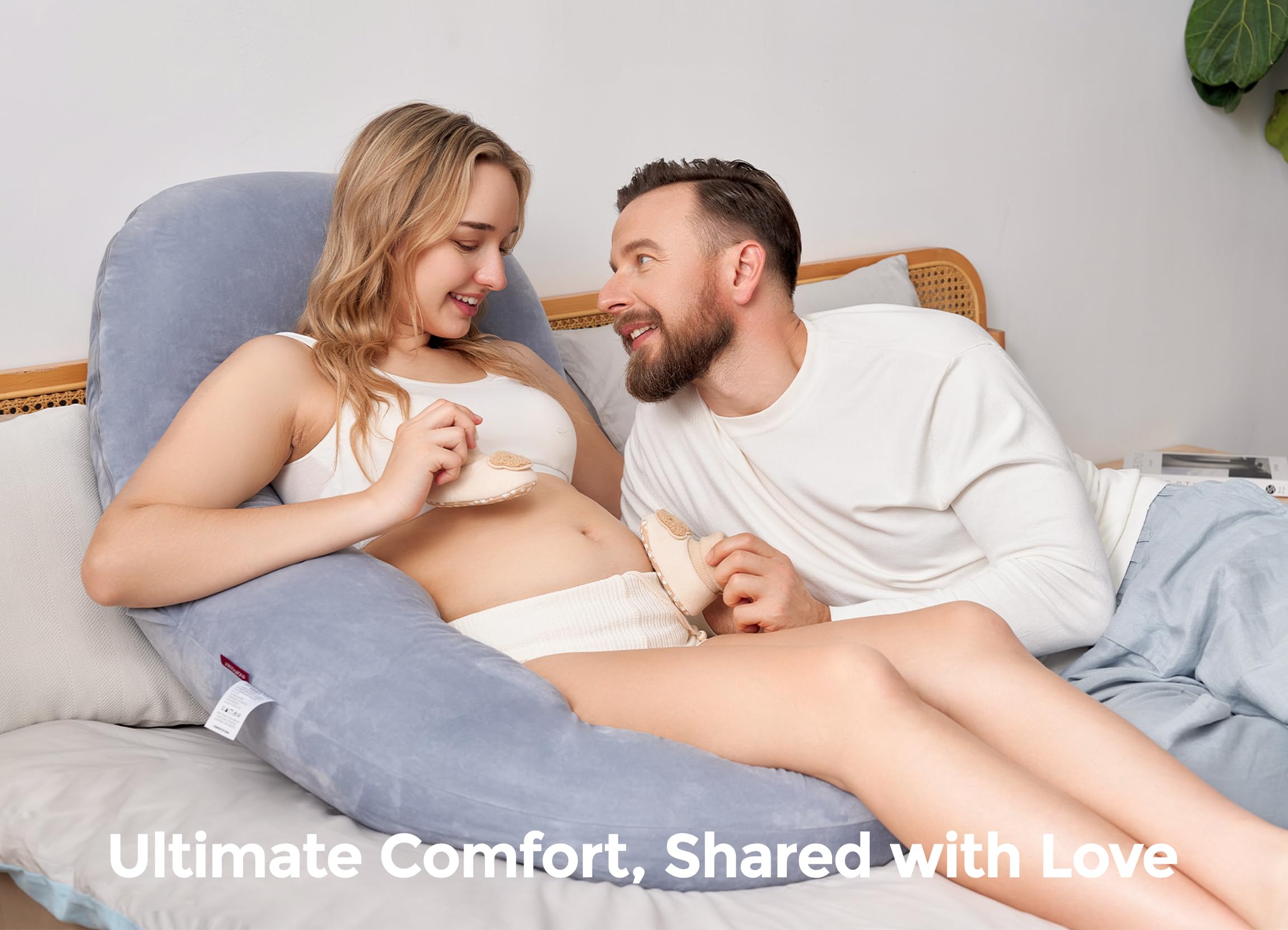 Momcozy Dreamlign U Pro length-50-to-72-inch supports different body types.