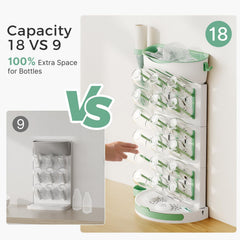 Momcozy bottle brushes holder integrated with drying rack