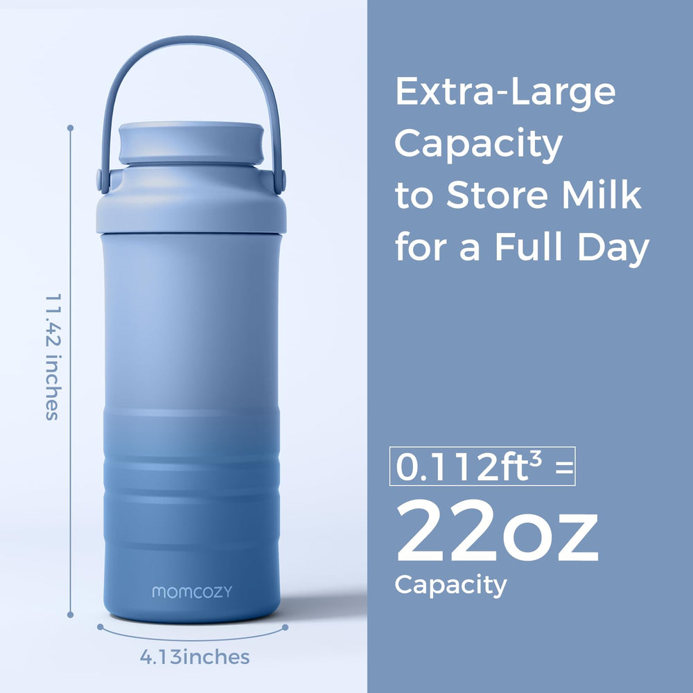 Momcozy bottle washer-compatible design for easy cleaning.