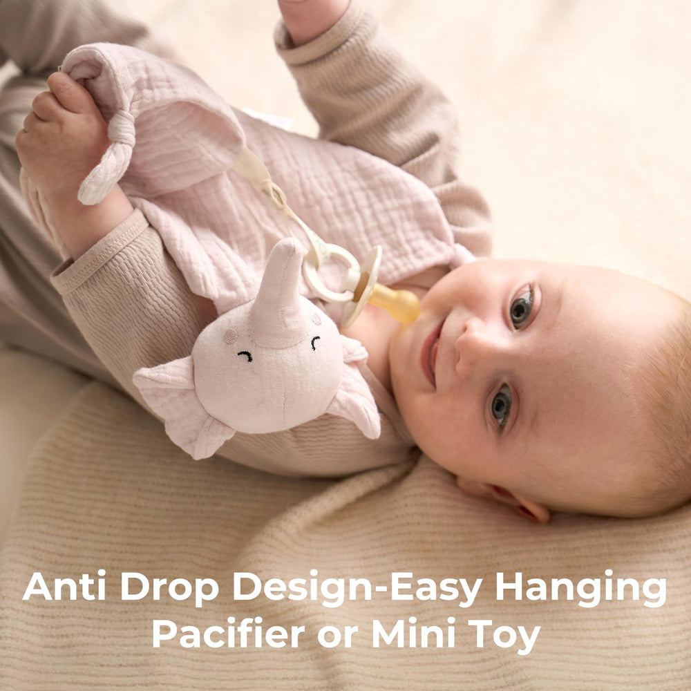 Momcozy Elephant Lovey four-knots design inviting little-hand exploration
