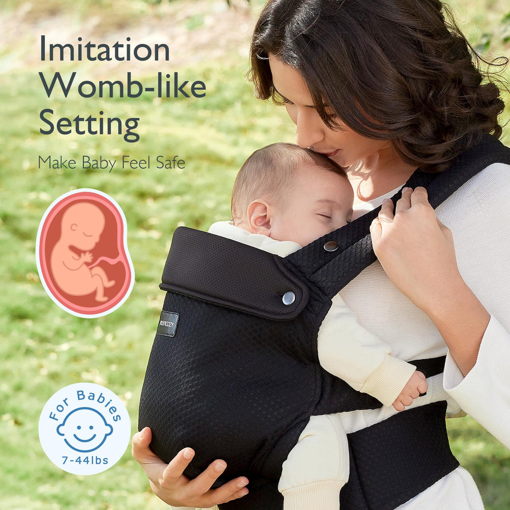 Momcozy ergonomic waist EVA support reduces lower back strain.