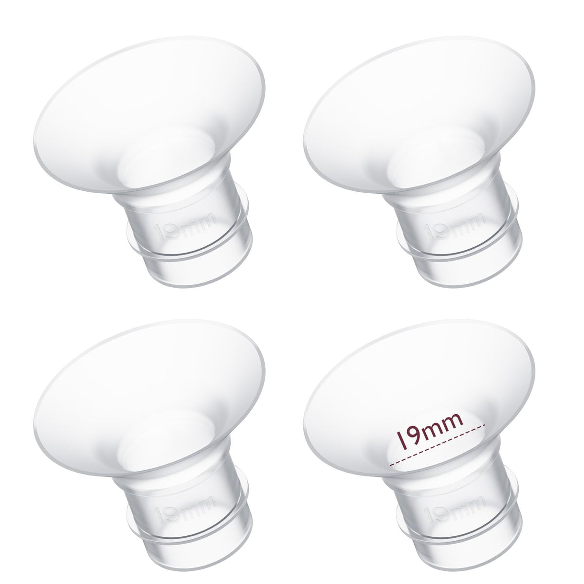 Momcozy flange insert 19mm packaging—ready-to-use accessory for compatible 24mm shields.