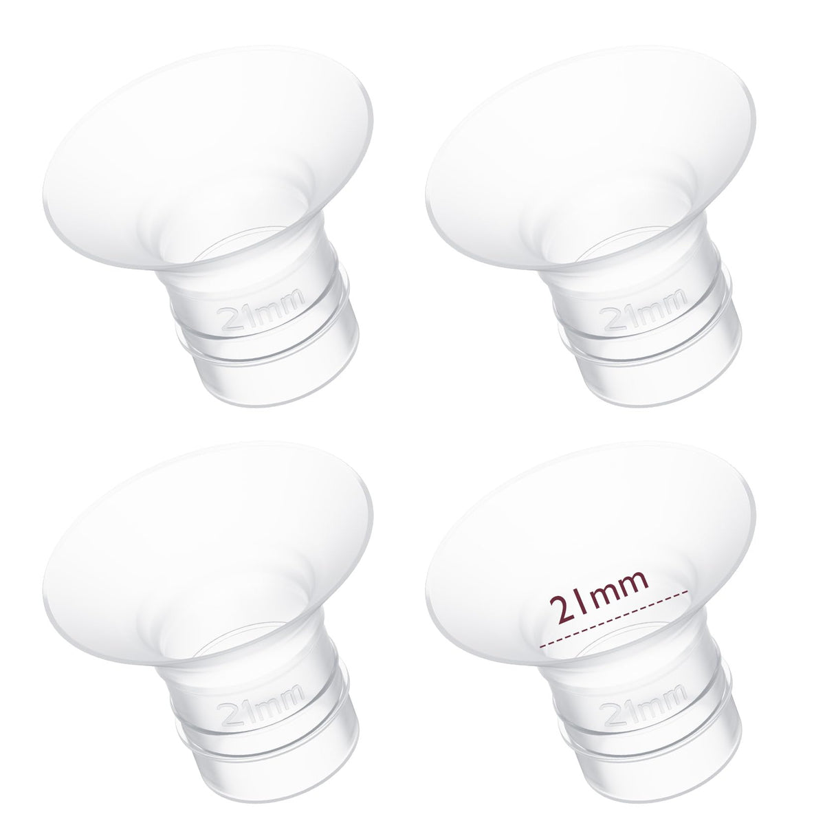 Momcozy flange insert 21mm compatibility demonstrates a versatile adapter for 24mm pump flanges.
