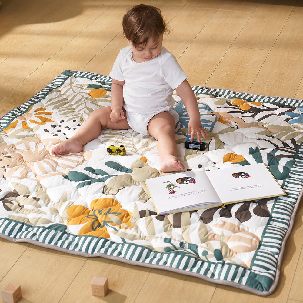 Momcozy Forest World cleaning-care-ready surface simplifies machine washing.