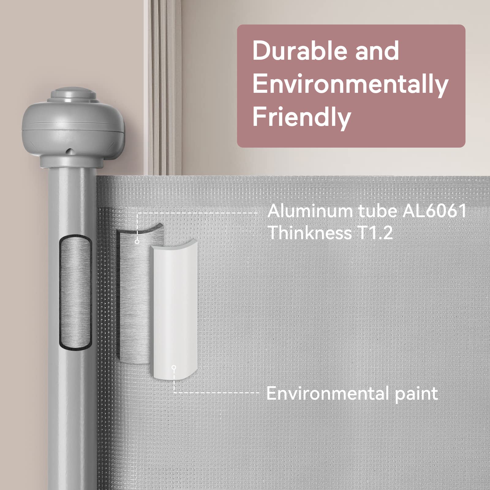 Momcozy gate includes lower brackets to simplify installation without skirting damage.