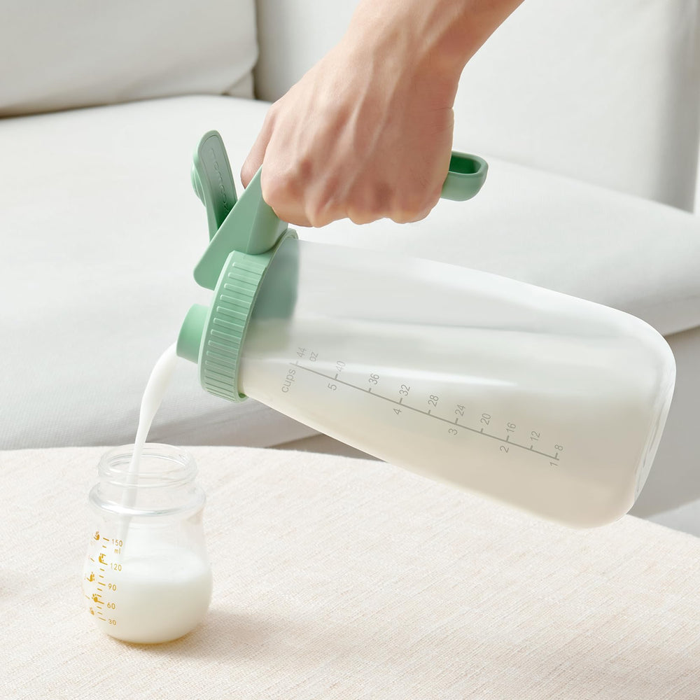Momcozy heat-resistant pitcher suitable for fridge to hot sterilization transitions