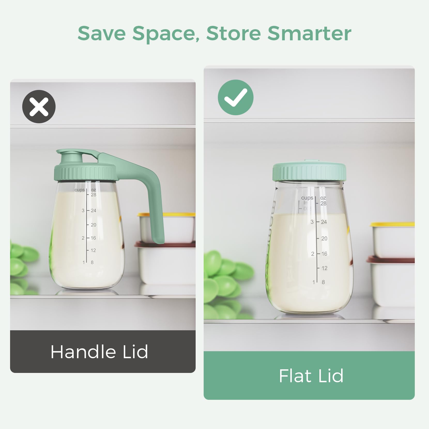 Momcozy lid provides a secure fit to prevent leaks while tilted.