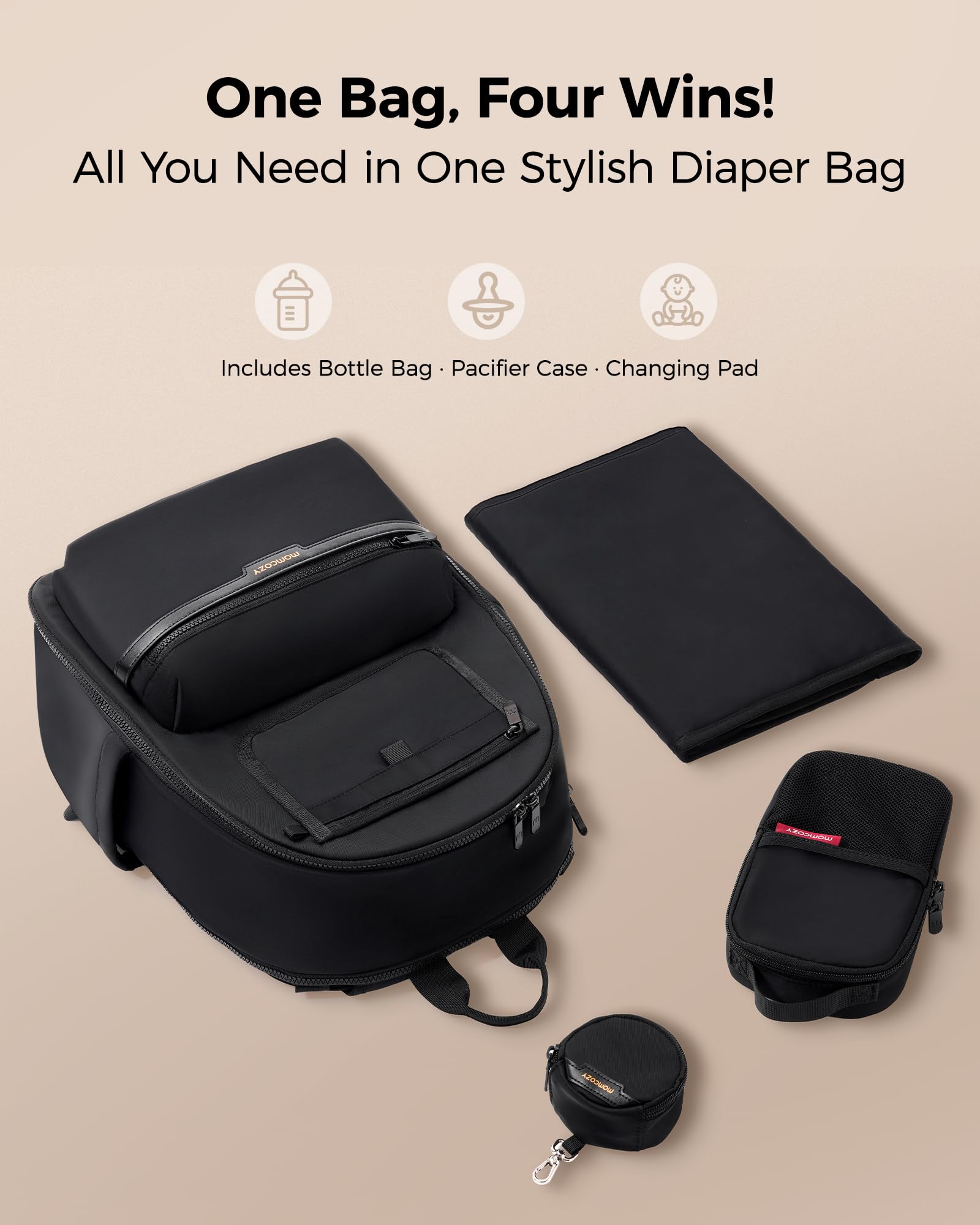 Momcozy GoEase changing pad for on-the-go diaper changes