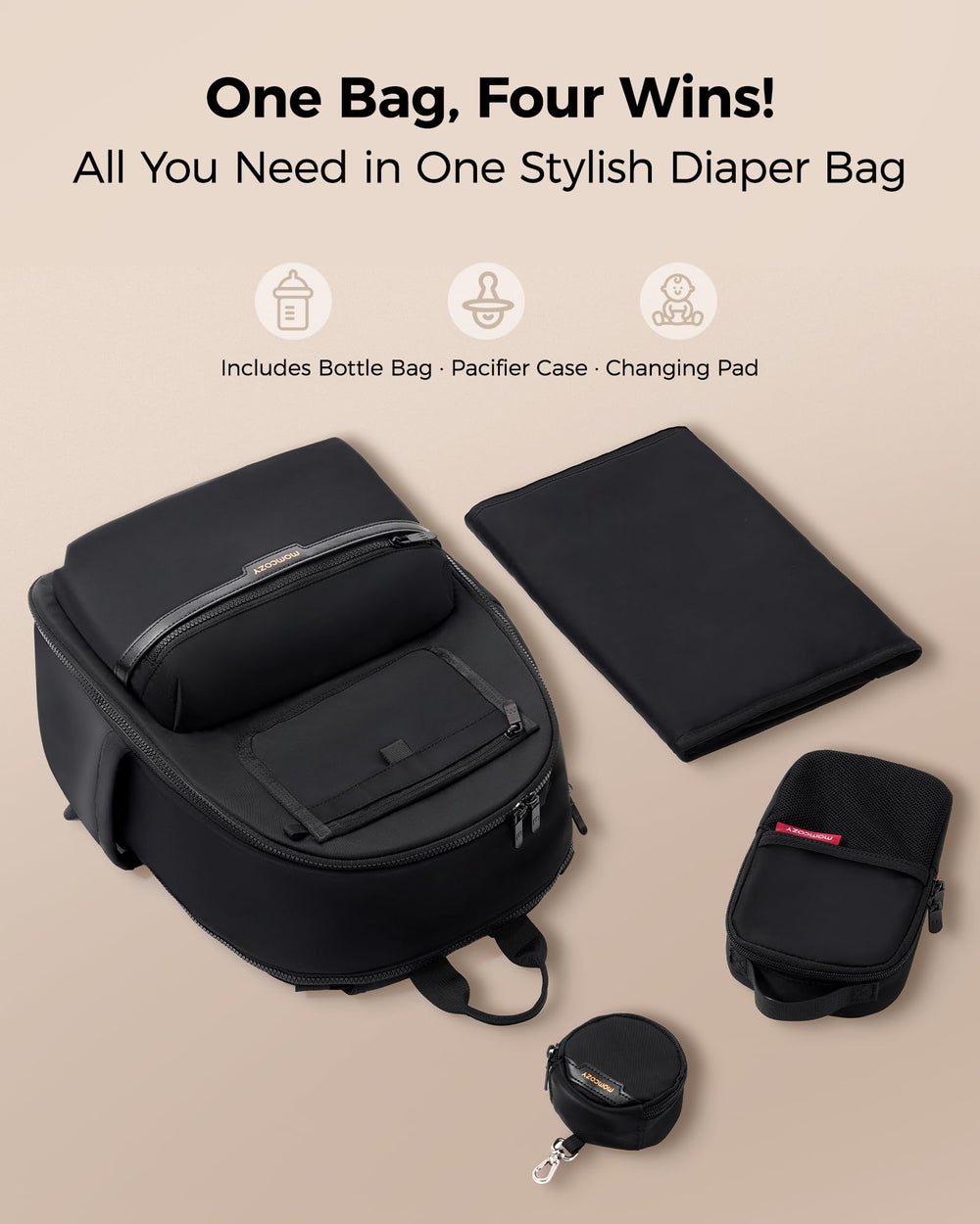 Momcozy GoEase changing pad for on-the-go diaper changes