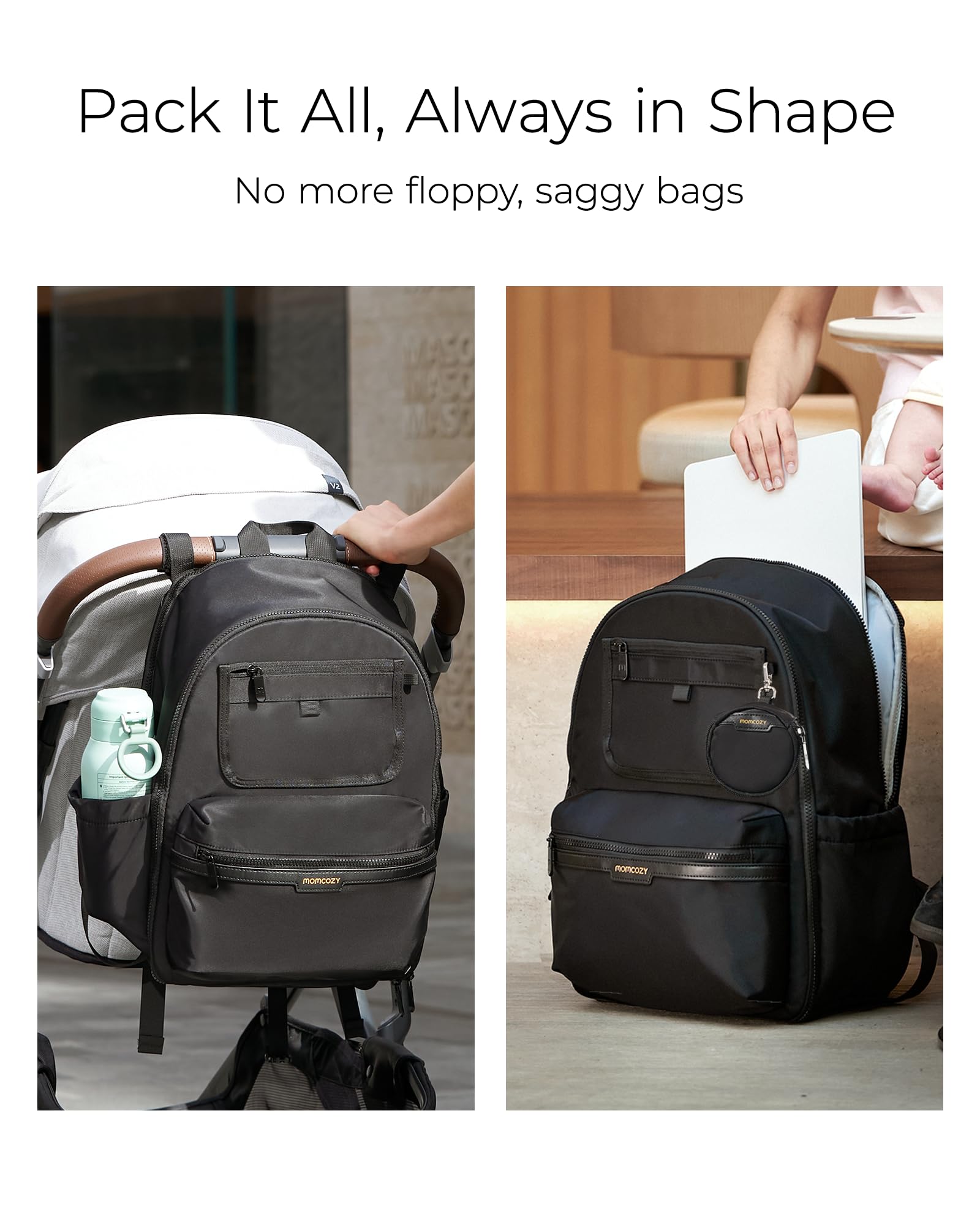 Momcozy GoEase insulated bottle bag keeps bottles cool and fresh