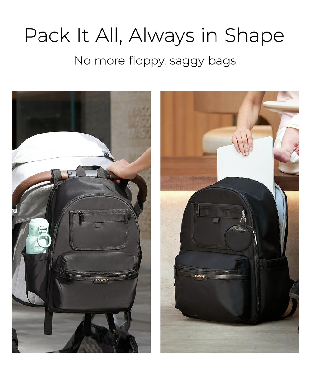 Momcozy GoEase insulated bottle bag keeps bottles cool and fresh