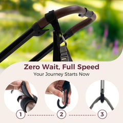 Momcozy handle strap quick-install demonstrates fast, secure setup for busy parents