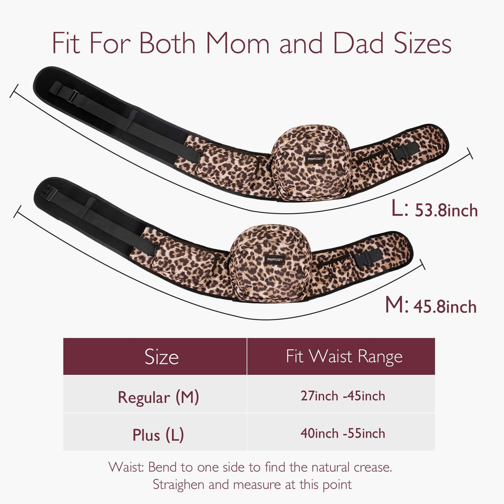 Momcozy hip seat lightweight design at 1.38 pounds for easy outings