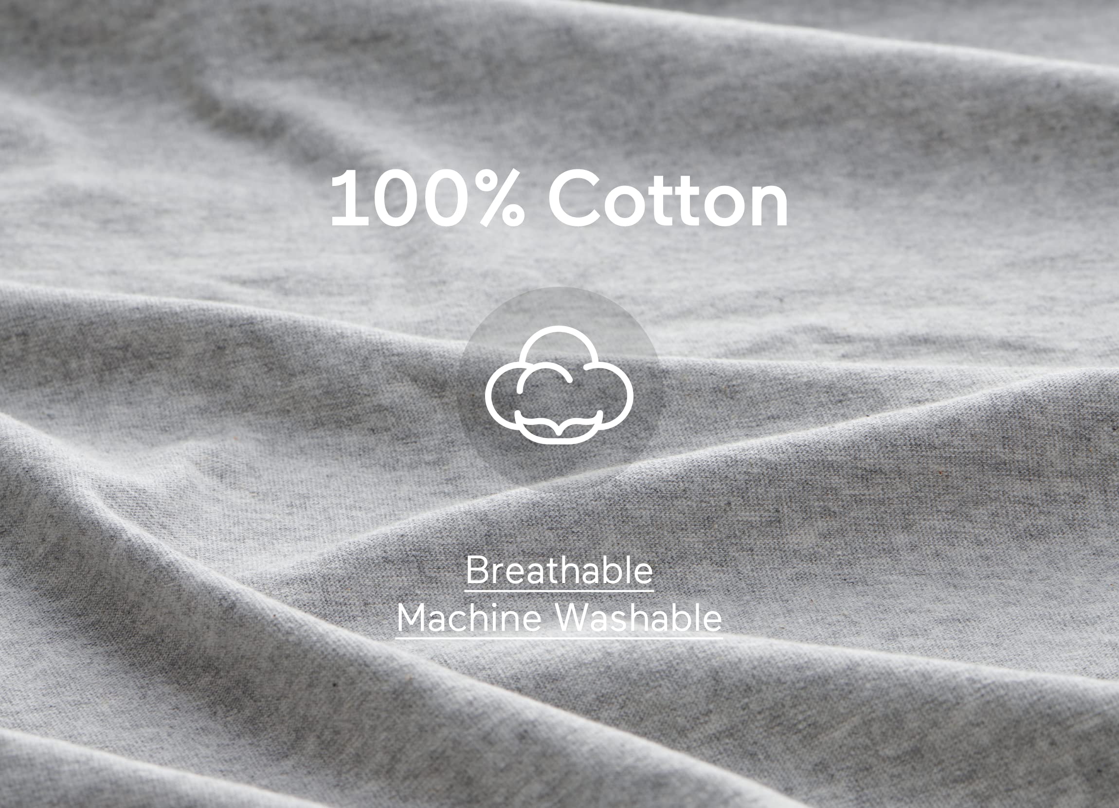 Momcozy hollow fiber filling close up emphasizes cushioned support and lasting loft.