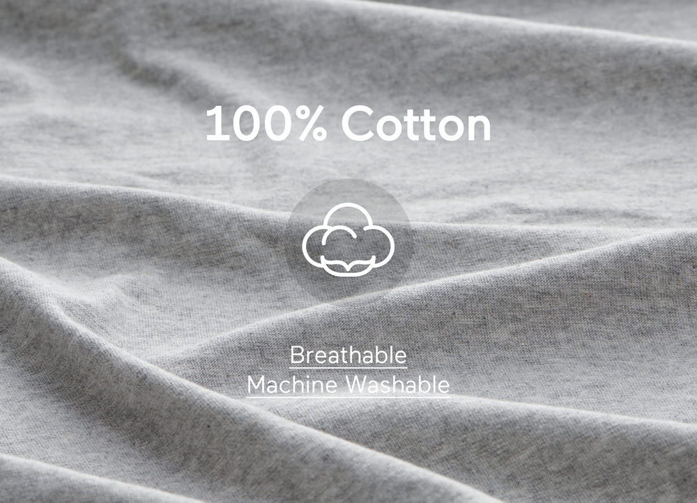 Momcozy hollow fiber filling close up emphasizes cushioned support and lasting loft.