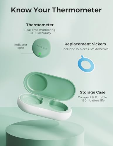 Momcozy hypoallergenic 3M sticker supports gentle skin contact during sleep