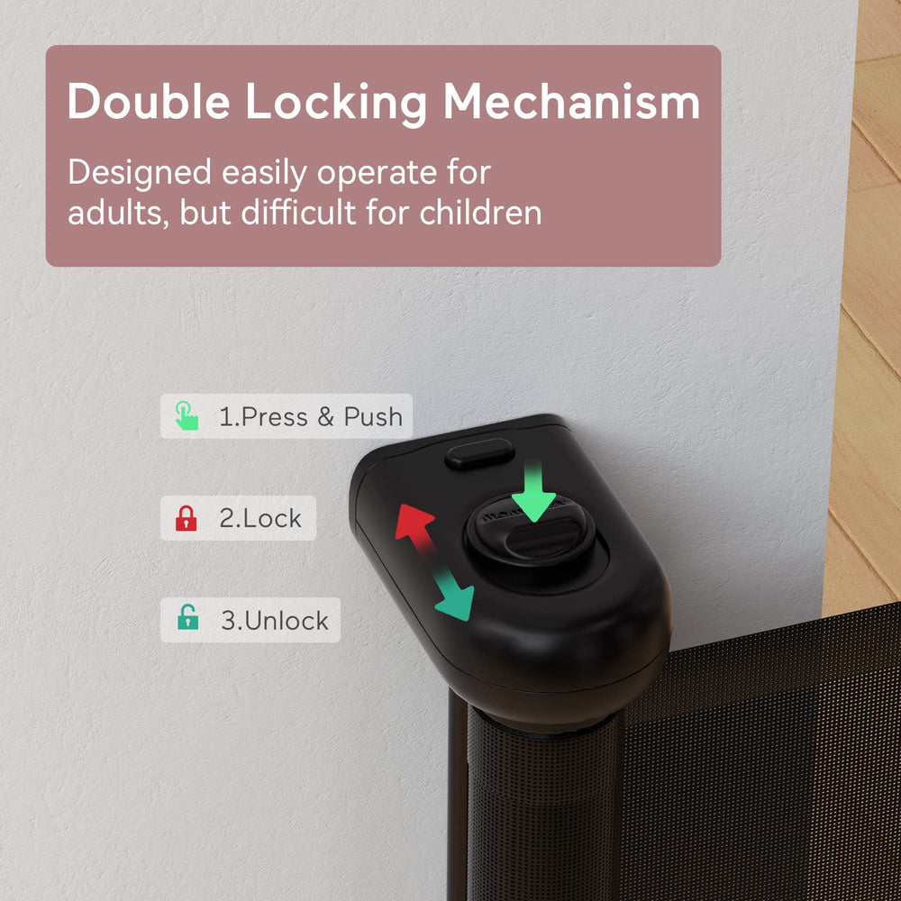 Momcozy gate installation with lower brackets and spacers to avoid skirting damage.