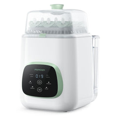 Momcozy KleanPal Pro front view shows a compact space-saving bottle washer.