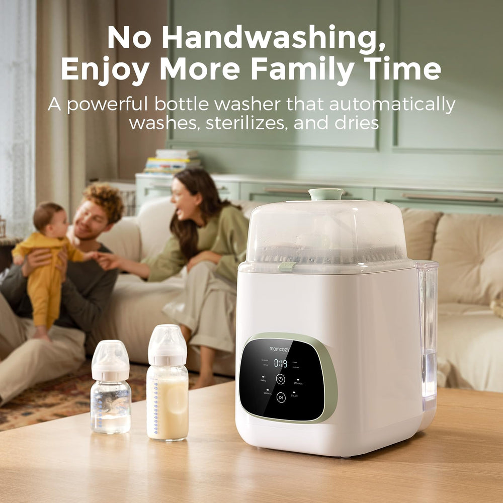 Momcozy KleanPal Pro top panel controls enable easy mode selection for quick cleaning.