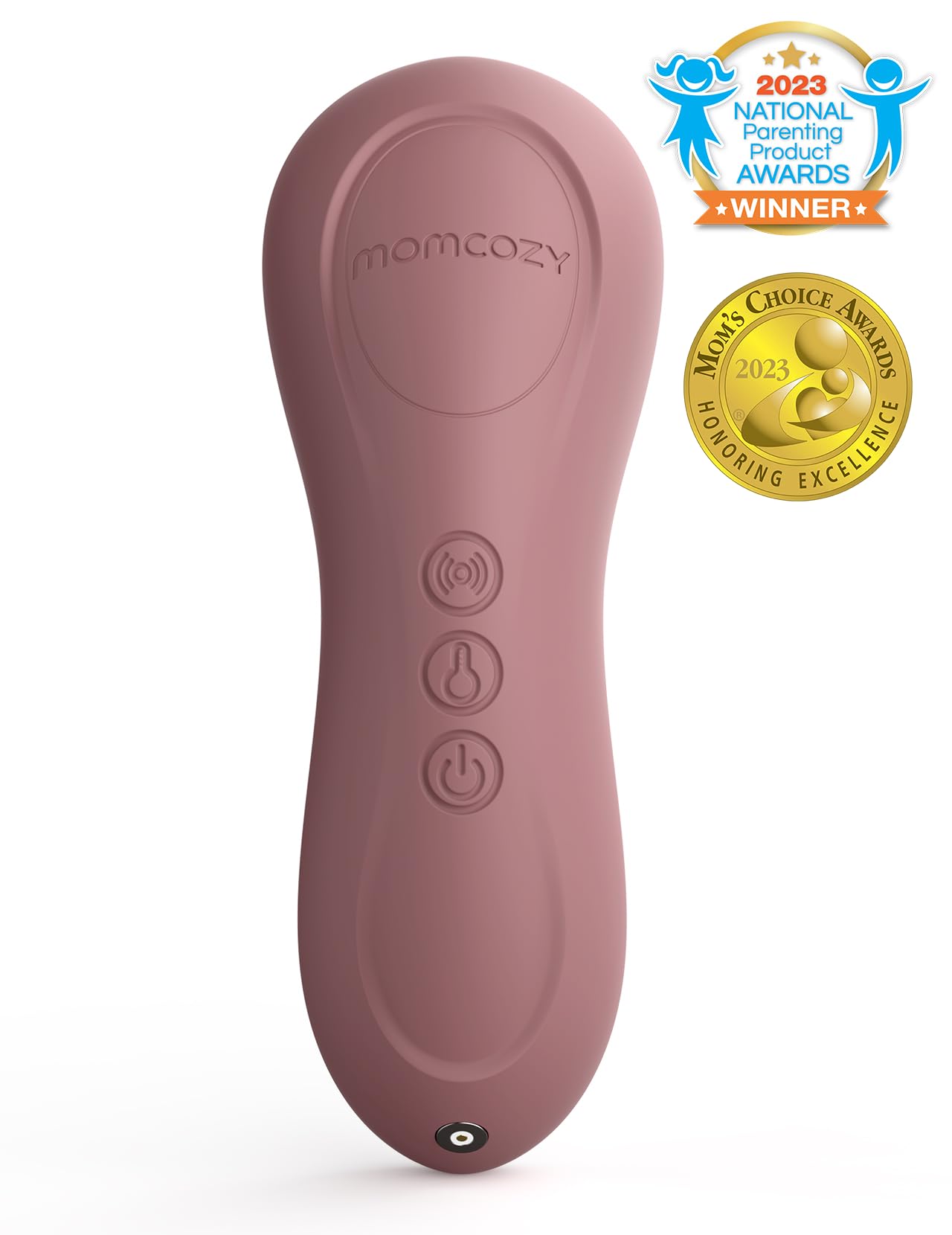 Momcozy dusty rose massager design shown