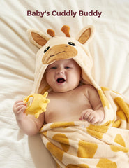 Momcozy large hooded towel 28x55-inch wrap for all ages.