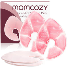 Momcozy Larger Breast Therapy Packs cooling in freezer for soothing relief after nursing