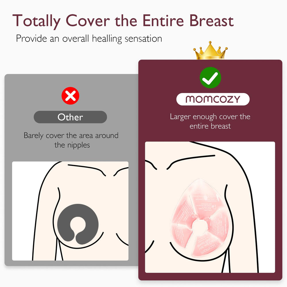 Soft covers on Momcozy packs cushion the skin during use