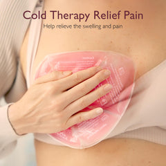 Momcozy Larger Breast Therapy Packs warming in hot water for pre-feed comfort