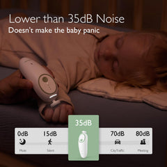 Momcozy LED Night Light View delivers calm glare-free lighting for nighttime mani-pedi