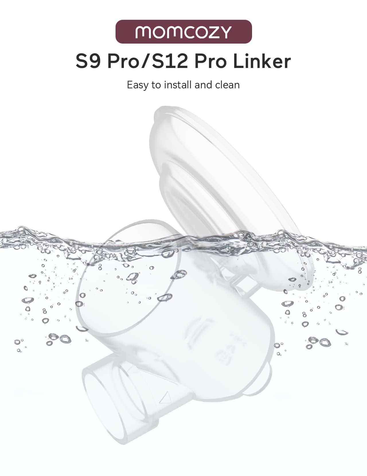 Momcozy linker assembly guide for S9 Pro/S12 Pro highlights easy setup.